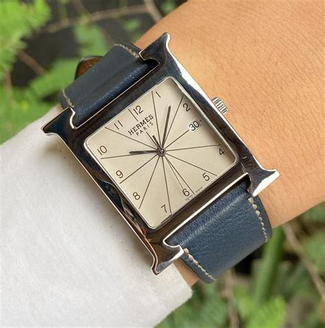 hermes tank watch